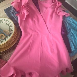 DO+BE Pink Ruffle Dress